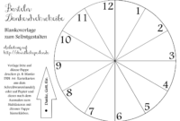ziffernblatt vorlage ziffernblatt vorlage