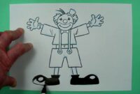 clown malen einfach