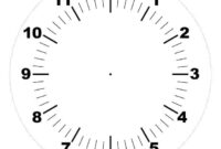 uhr zum ausmalen