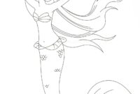 meerjungfrau bild zum ausmalen