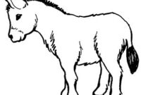 malvorlage esel einfach malvorlage esel einfach