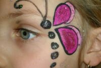 schmetterling gesicht malen