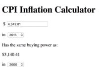 bls cpi inflation calculator