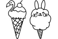 einhorn eis ausmalbild einhorn eis ausmalbild