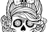 totenkopf zum ausmalen totenkopf zum ausmalen