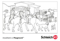 reiterhof ausmalbild