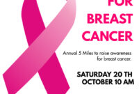 breast cancer awareness month flyer