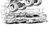 ausmalbild monstertruck ausmalbild monstertruck