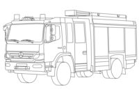 feuerwehr malvorlage