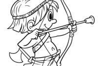 indianer ausmalbilder