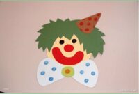 clown fensterbild vorlage zum ausdrucken