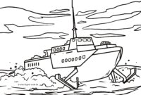 boot ausmalbild boot ausmalbild