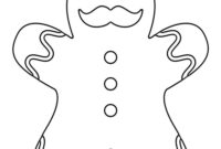 lebkuchenmann ausmalbild lebkuchenmann ausmalbild