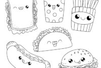 kawaii ausmalbilder essen mit gesicht kawaii ausmalbilder essen mit gesicht