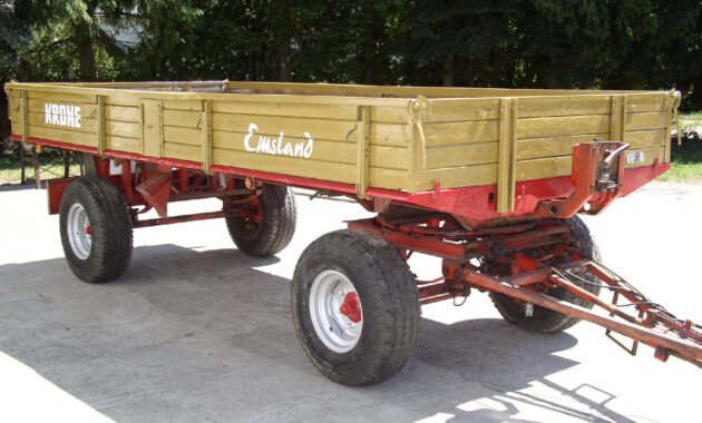 2 achs anhänger landwirtschaft