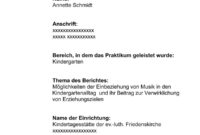 institutionsbericht kindergarten beispiel