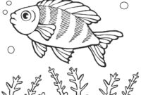 malvorlage fisch einfach