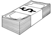 ausmalbilder geld