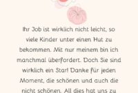 abschiedssprüche für erzieherin kindergarten