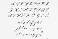 schreibschrift t klein