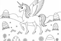 ausmalbilder einhorn mit prinzessin