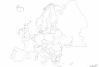 karte europa zum ausdrucken