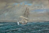 schiff gemalt