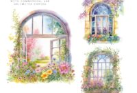 windows color vorlagen frühling