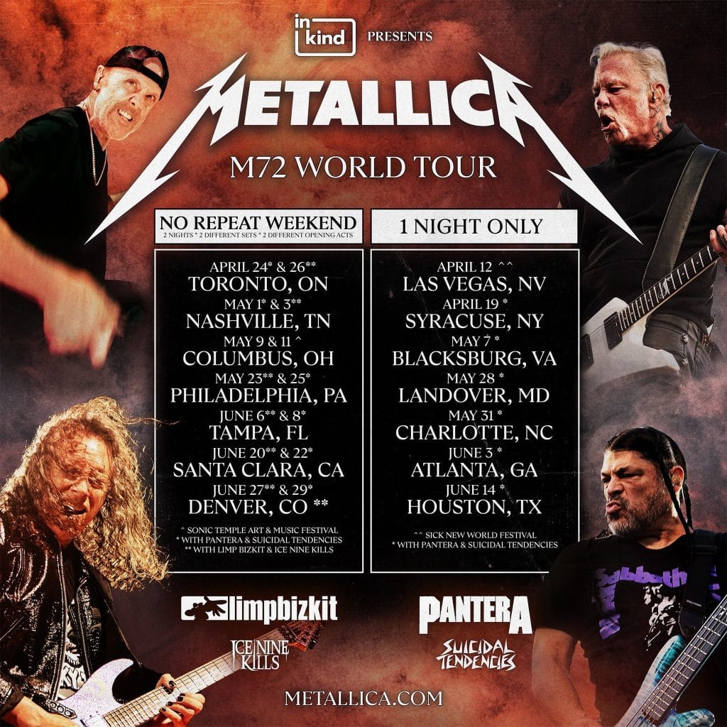 Kreatives Bild zu Metallica Tours 2026 Dates: Take Your Music Journey to the Next Level! Foto zu Metallica Tours 2026 Dates: Take Your Music Journey to the Next Level!