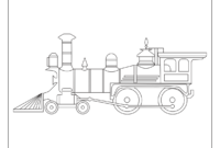 malvorlage zug