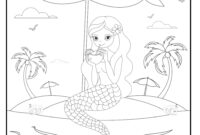 meerjungfrau prinzessin ausmalbild