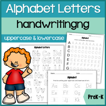  Alphabet Handwriting Practice - Uppercase and Lowercase by IYear Studio Illustration 