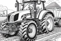 traktor ausmalen