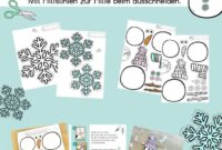 bastelideen kindergarten winter