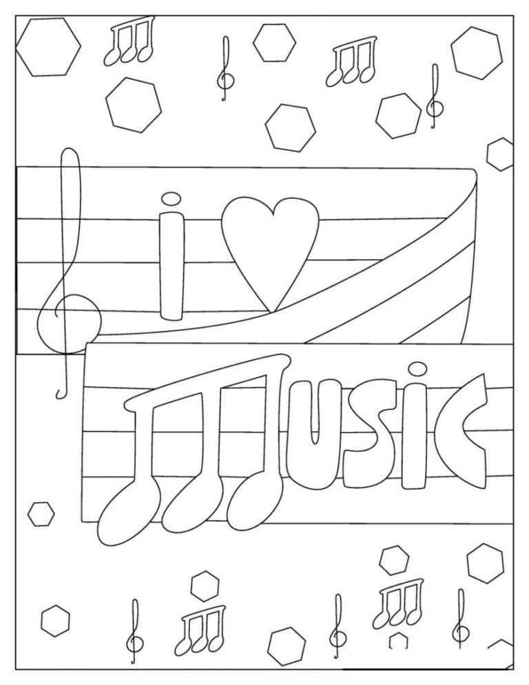  Foto zu Ausmalbilder Musiknoten 