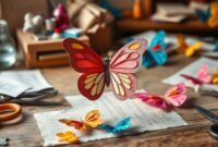 schmetterlinge basteln einfach
