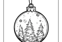 weihnachtskugeln zum ausmalen