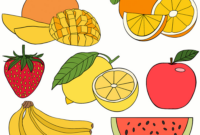ausmalbilder obst