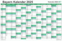 kalender 2025 bayern feiertage
