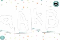 buchstaben vorlagen basteln