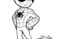 spidey ausmalbild