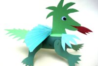 drache schablone