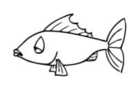 ausmalbild fisch kostenlos