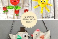 bastel frühling kindergarten