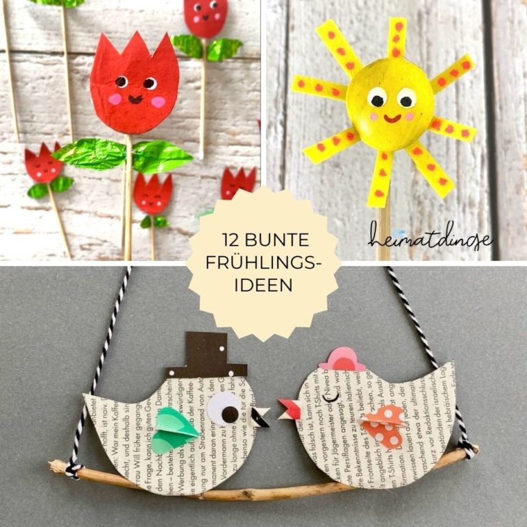  Frühling: 12 Ideen für das Basteln im Kindergarten Motiv 
