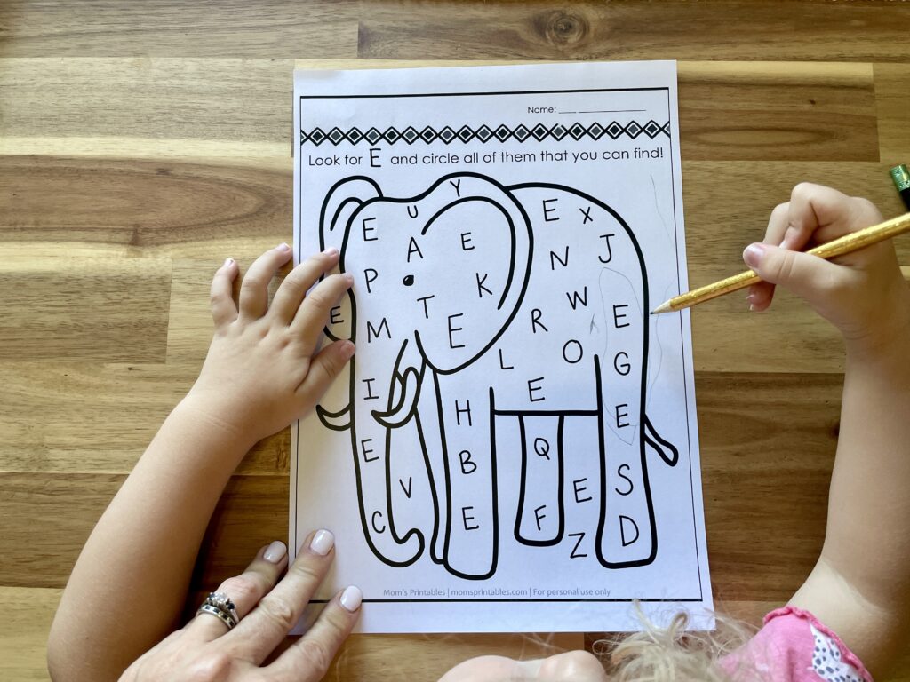  Printable Activities for 3-year-olds - Moms Printables - Worksheets Library Illustration 