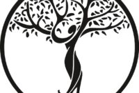 lebensbaum zeichnen einfach