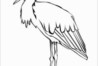 ausmalbild storch