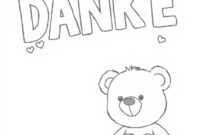 danke ausmalbild