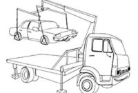 ausmalbilder abschleppwagen